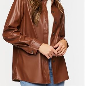 Levi’s Chestnut Faux Leather Jacket